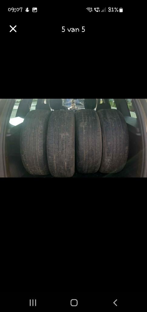 4x 215/65 R16 pneus sur la jante, 215 mm, 16 pouces, Véhicule de tourisme, Pneus été