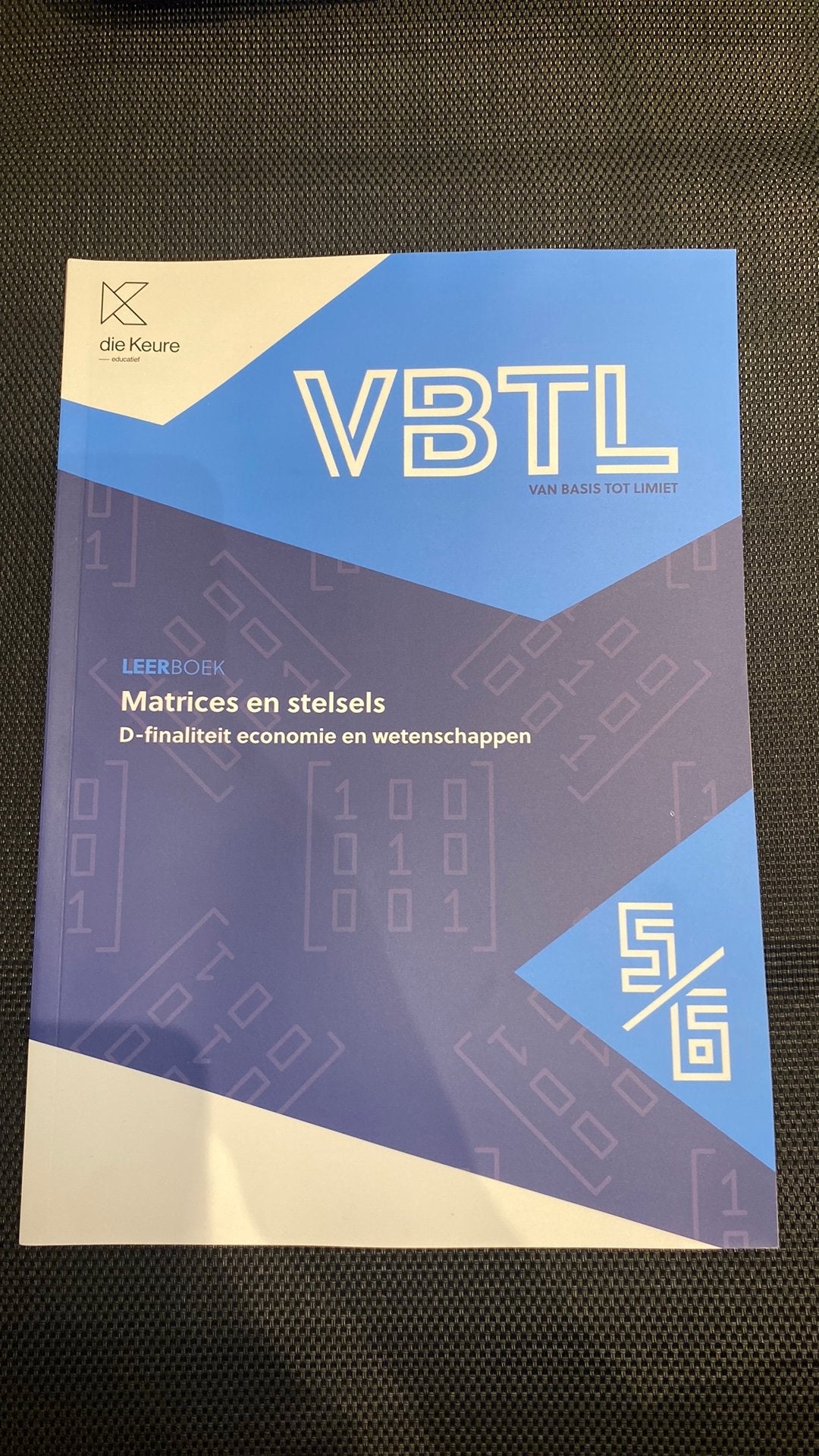 Leerboek VBTL Matrices en Stelsels, Boeken, Ophalen of Verzenden, Zo goed als nieuw
