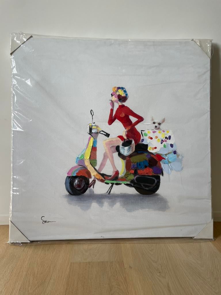 Schilderij op canvas, Ophalen, Zo goed als nieuw, Schilderij