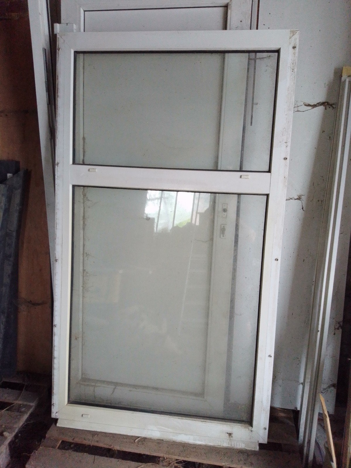 Pvc vast raam, Châssis de fenêtre, Synthétique, Enlèvement, Utilisé