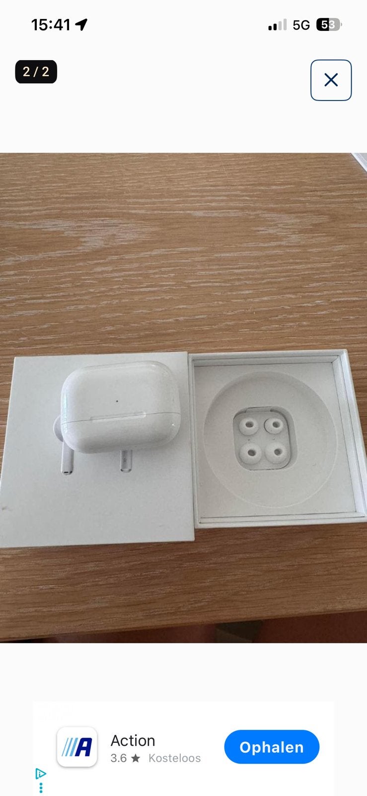 Airpods pro, Télécoms, Téléphonie mobile | Écouteurs, Enlèvement ou Envoi, Comme neuf, Blanc, Apple