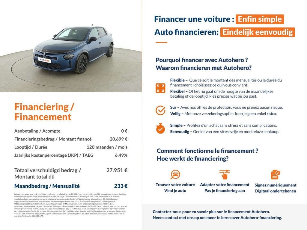 Lancia Ypsilon 1.2 Mild-Hybrid Cassina Limited Edition, Autos, Achat, Euro 6, https://public.car-pass.be/vhr/1e3d7390-0f9f-4b97-b271-77627dd00a00