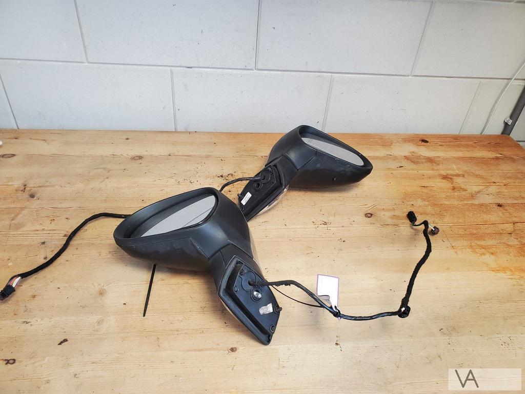 Peugeot 207 RC spiegel set met chromen kappen €100 setprijs, Auto-onderdelen, Gebruikt, -, -, Ophalen of Verzenden