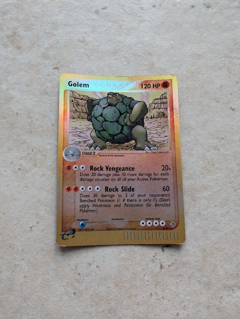 Golem 5/97 Reverse Holo, Hobby en Vrije tijd, Ophalen of Verzenden, Gebruikt, Losse kaart