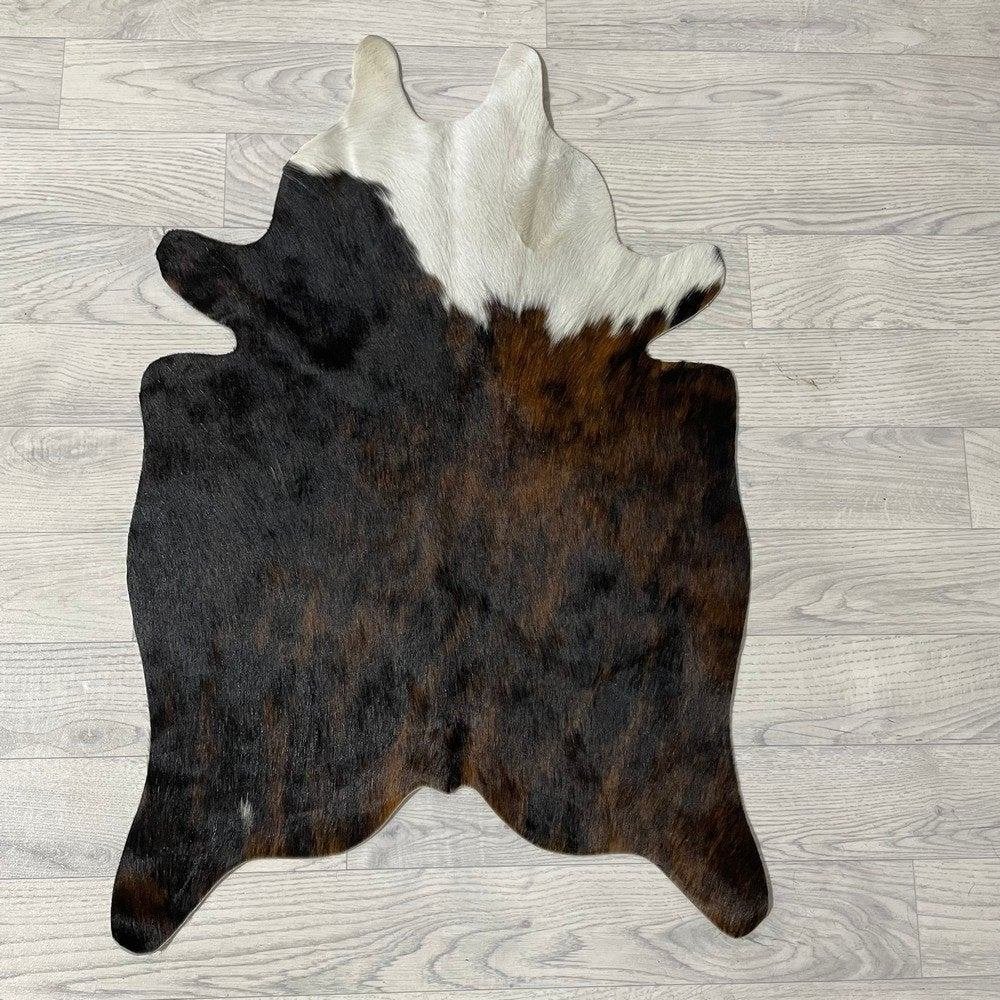 Mini koeienhuid bruin wit zwart 90x60cm #470 | Lederstore, Meerkleurig, Wandkleed, Nieuw, Ophalen of Verzenden