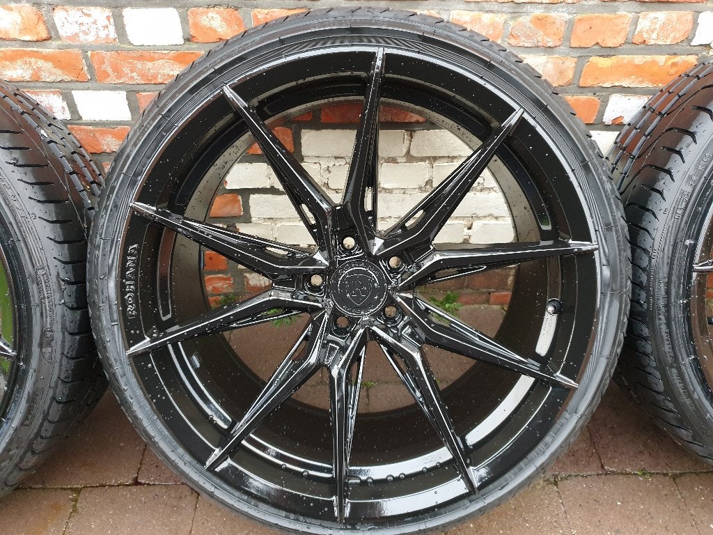 Rohana RFX13 20inch 5x112 met Pirelli banden, Auto-onderdelen, Banden en Velgen, Ophalen, Gebruikt, 255 mm, Band(en)
