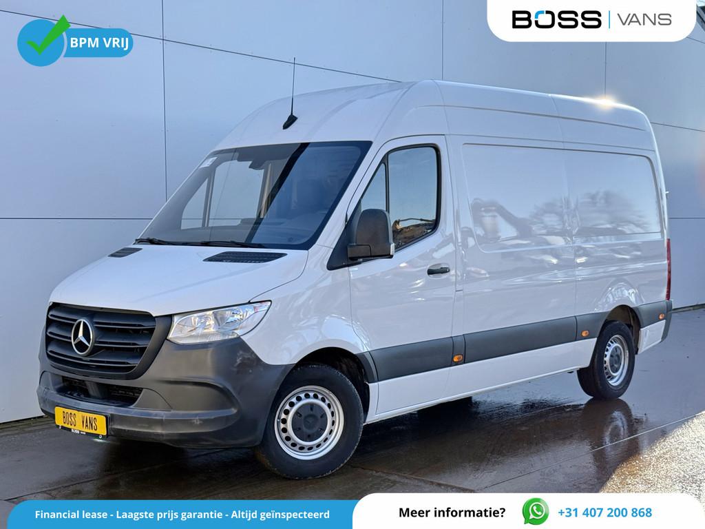 Mercedes-Benz Sprinter 314 2.2 CDI Automaat L2H2 MBUX Climat, Auto's, Bestelwagens en Lichte vracht, Stof, Gebruikt, Zwart, 4 cilinders
