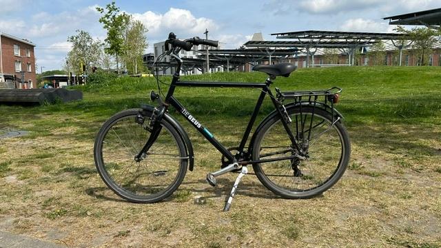 Stadsfiets De Geus, Fietsen en Brommers, Fietsen | Heren | Herenfietsen, Gebruikt, Velgrem, Versnellingen, Ophalen
