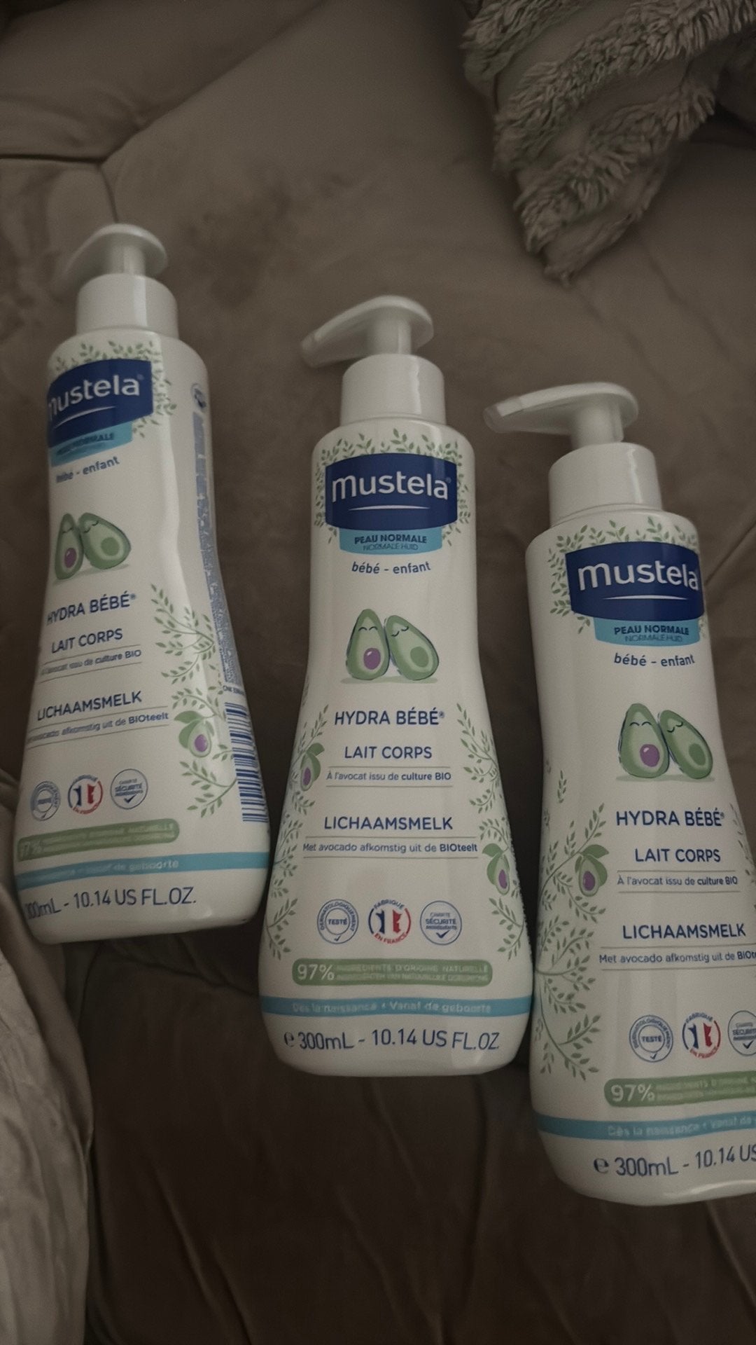 Lait corporel Mustela pour bébé, Maison & Meubles, Produits de nettoyage, Enlèvement