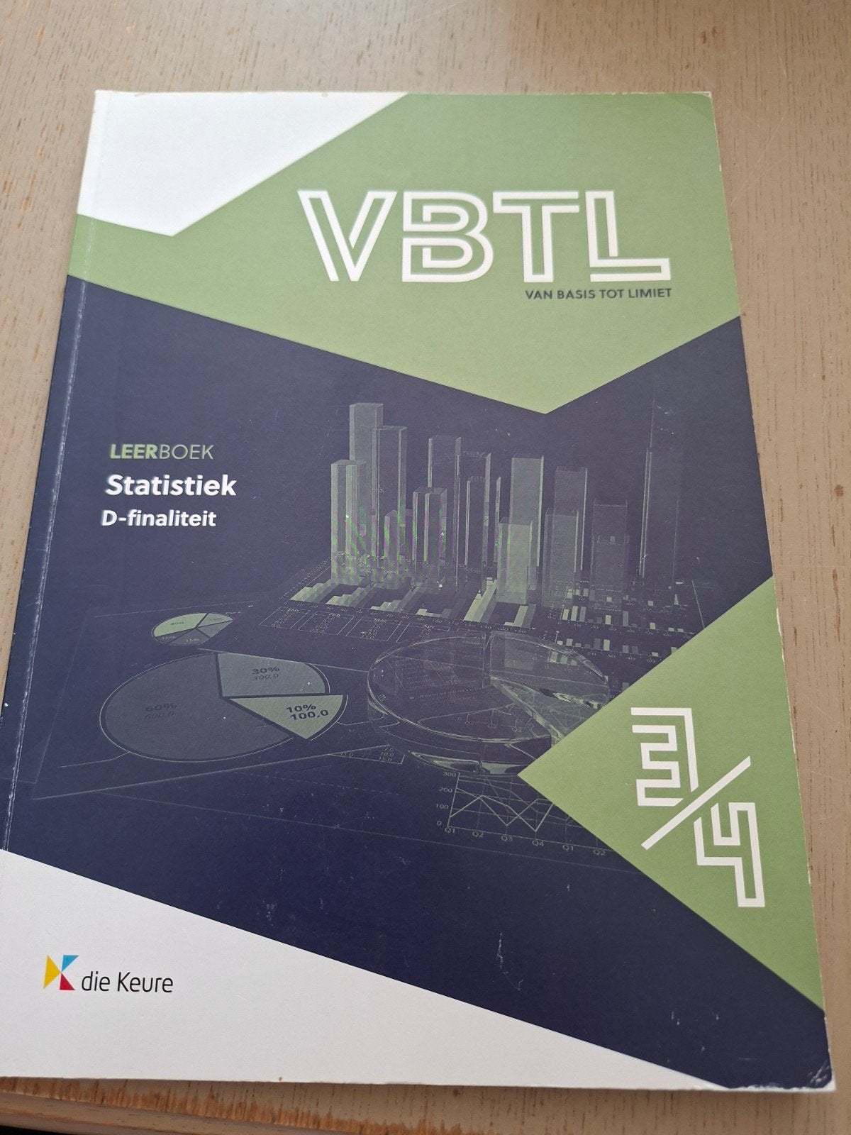 VBTL 3/4 – leerboek statistiek , Boeken, Ophalen of Verzenden, Nederlands