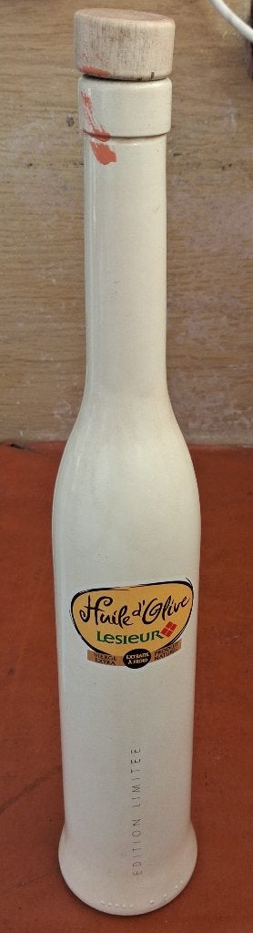 Bouteille " huile d'olive Lesieur ", Enlèvement