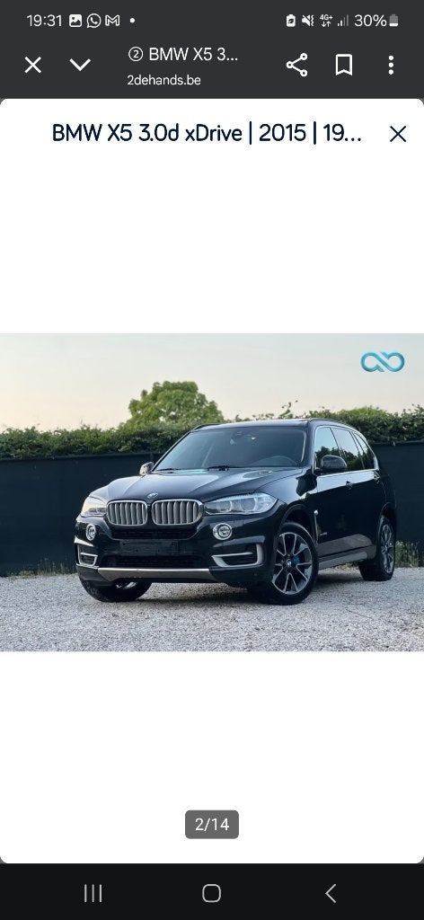 Bmw, Automaat, Zwart, Leder, Bruin