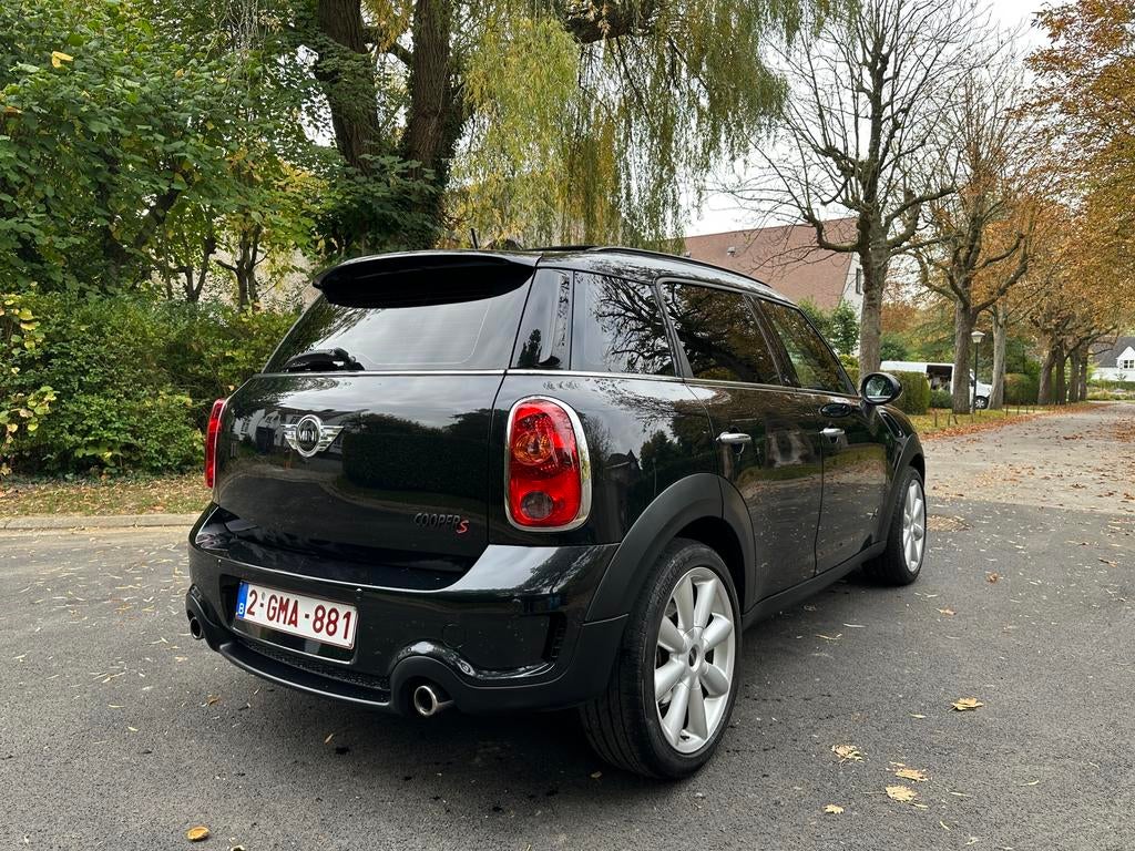 Mini Cooper Countryman S ALL4, Auto's, Mini, Euro 5, Zwart, Leder, Bruin