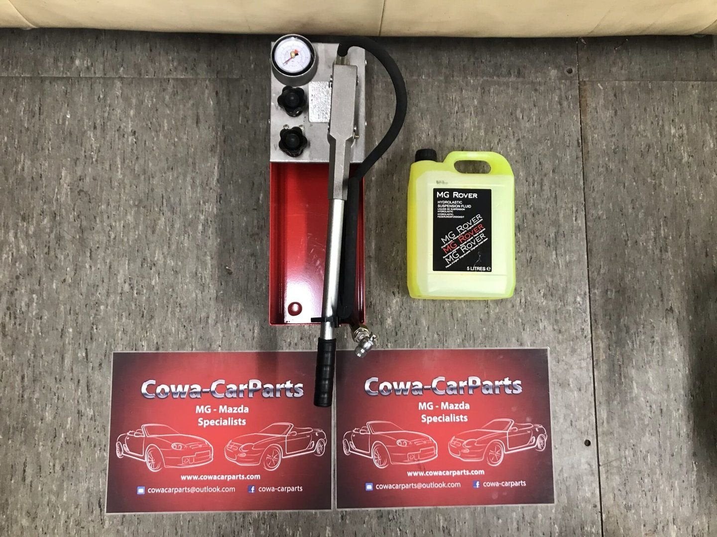 mg tf mgtf mgf mg f hydragas pomp kopen + 5 L originele vloe, -, -, Nieuw, Ophalen of Verzenden