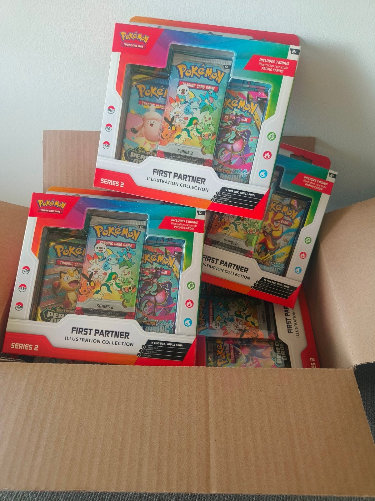 Pokémon First Partner Illustration Collection S2 box of 6, Enlèvement ou Envoi
