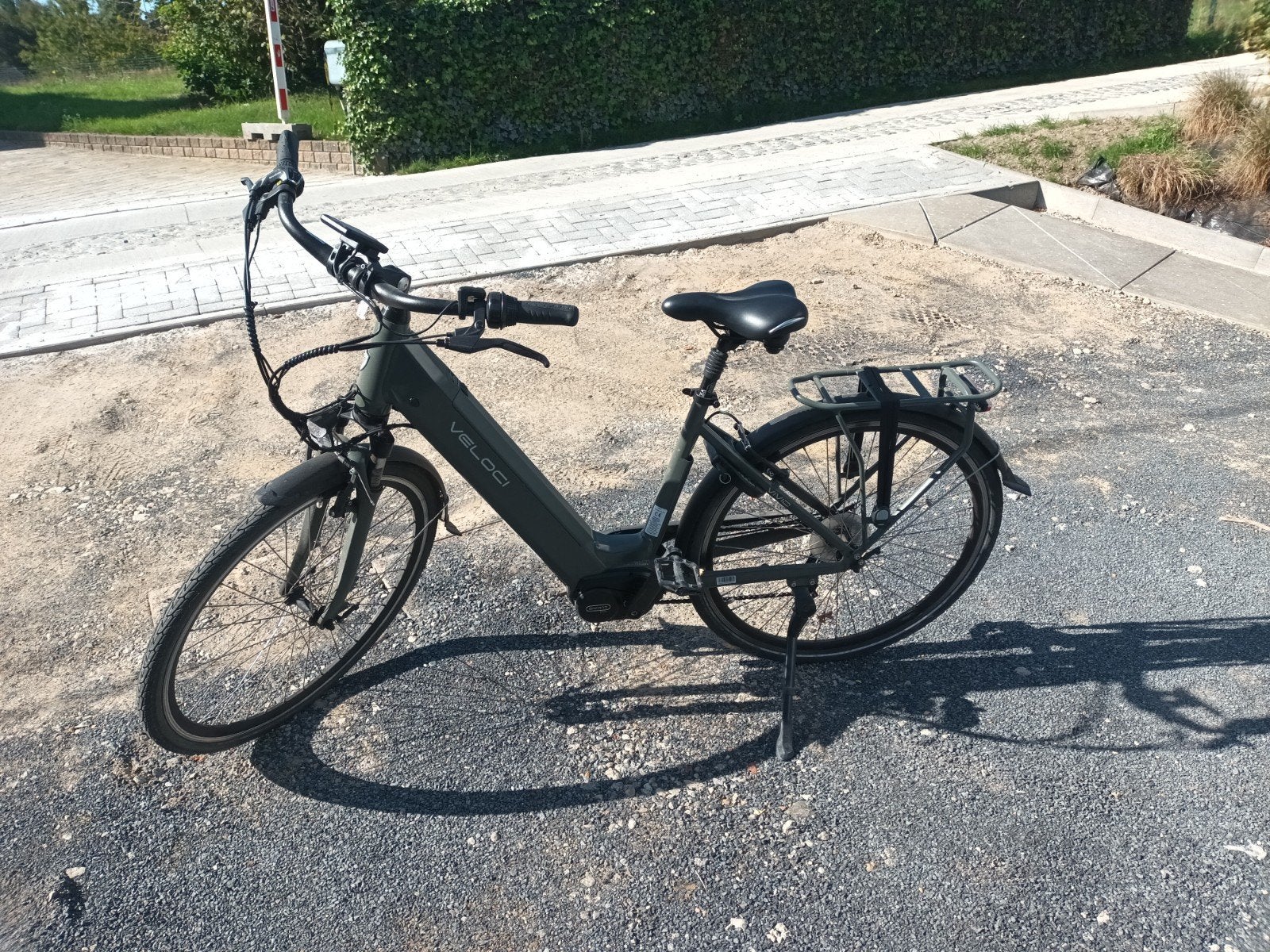 Elektrische dames Fiets Veloci groen, Ophalen