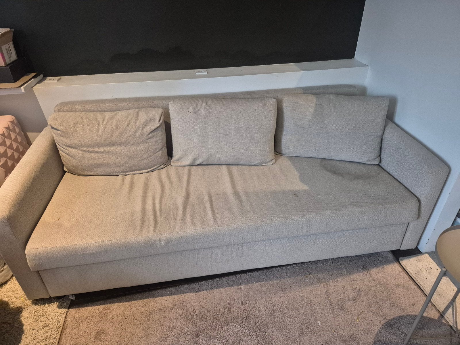 ️ CANAPÉ 3 PLACES GRATUIT - VENEZ LE CHERCHER VOUS-MÊME, Maison & Meubles, Enlèvement, Tissus