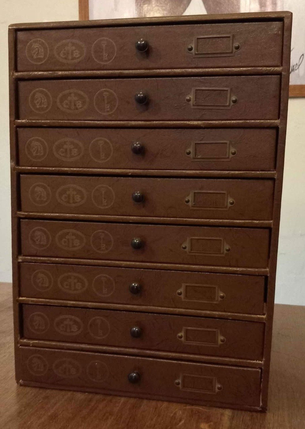 Rare Meuble de Mercerie Ancien J&P Coats / Thiriez & Cartie, Ophalen
