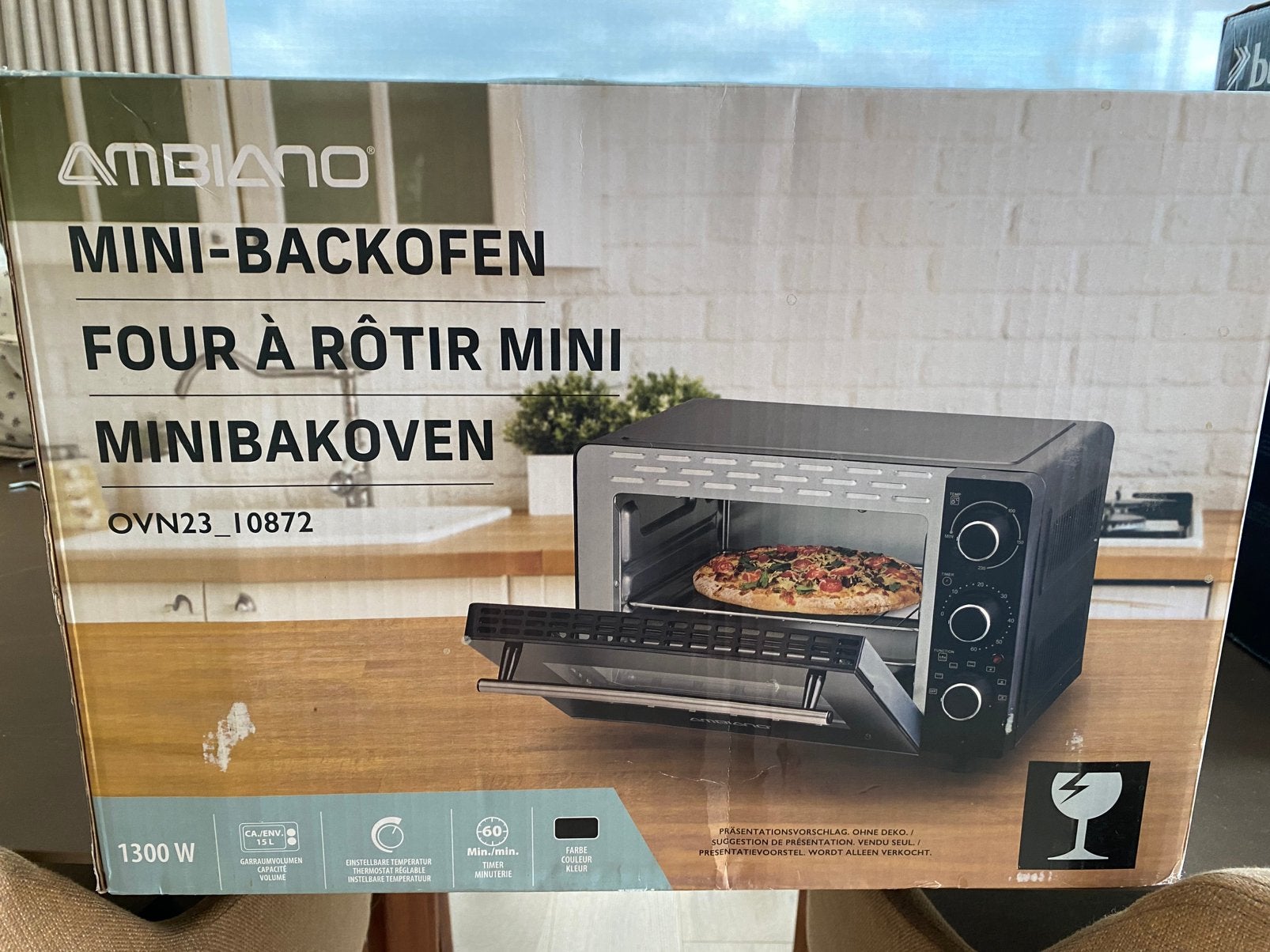 Mini bakoven (nieuw in doos), Enlèvement, Neuf