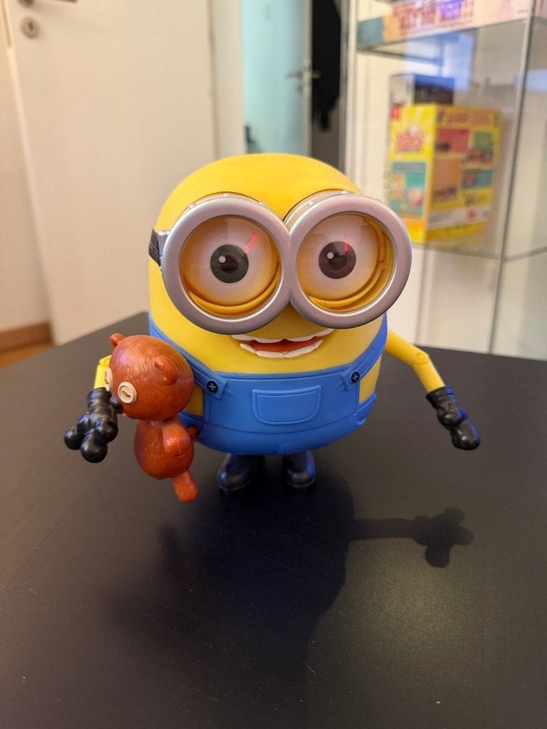 Minion Bob figuur met teddybeer Tim, Ophalen, Gebruikt