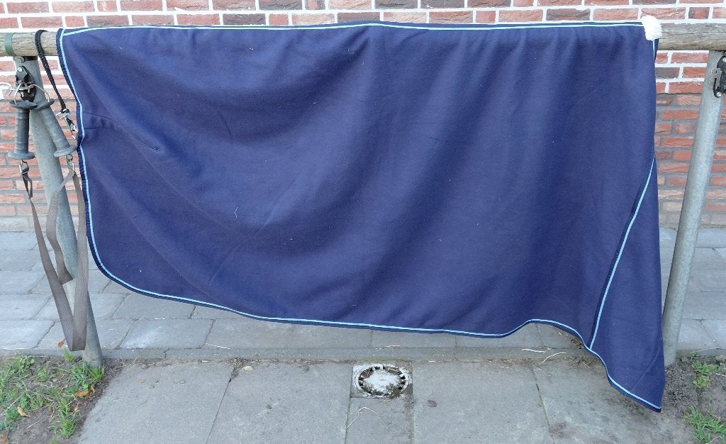 Z.G.A.N. HPS Horse Equipment deken – blauw, Full (L), Enlèvement ou Envoi, Couverture, Comme neuf