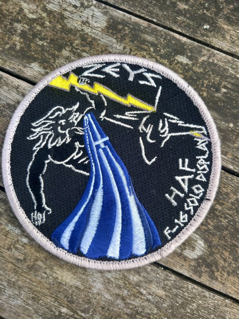Griekse luchtmacht F-16 demo team, Verzamelen, Verzenden, Luchtmacht, Embleem of Badge