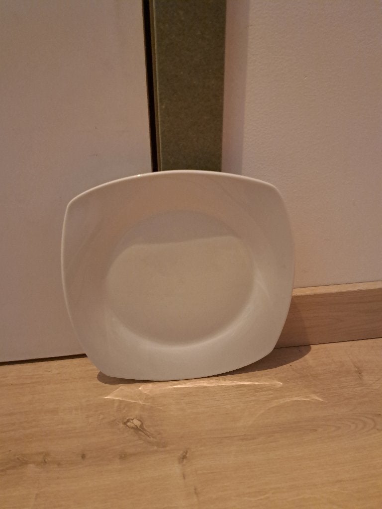 Servies wit, Huis en Inrichting, Keuken | Servies, Ophalen, Gebruikt, Overige merken, Bord(en)