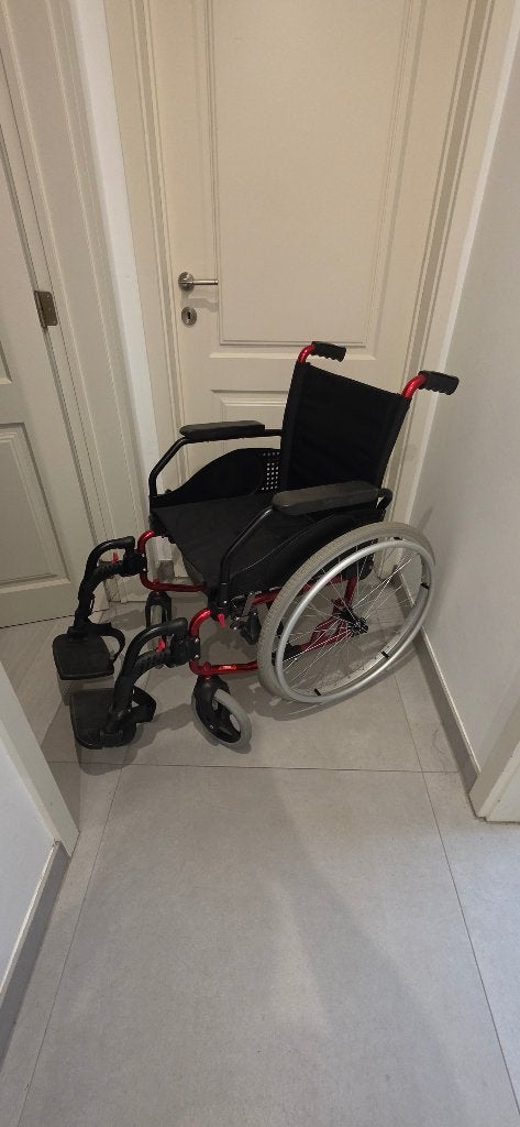 Rolstoel nieuwstaat, Ophalen, Inklapbaar, Zo goed als nieuw, Duwrolstoel