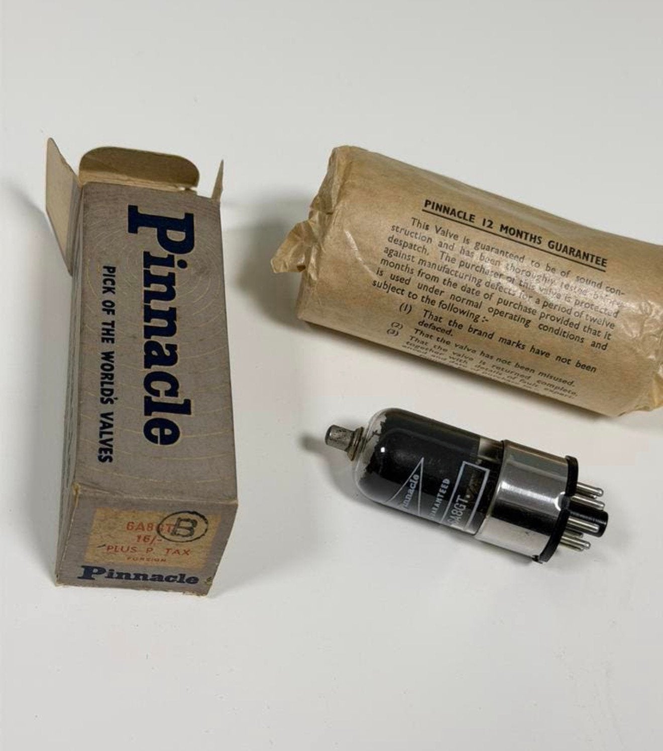 Tube électronique Pinnacle 6A8GT NOS de tube radio vintage, Enlèvement ou Envoi, Audio et Vidéo