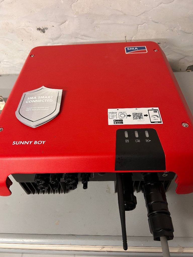 Omvormer SMA Sunny Boy, Doe-het-zelf en Bouw, Ophalen, Zo goed als nieuw, Compleet systeem, 200 wattpiek of meer