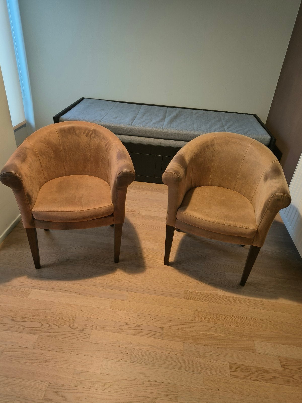 Fauteuil en nubuck, Maison & Meubles, Fauteuils, Enlèvement