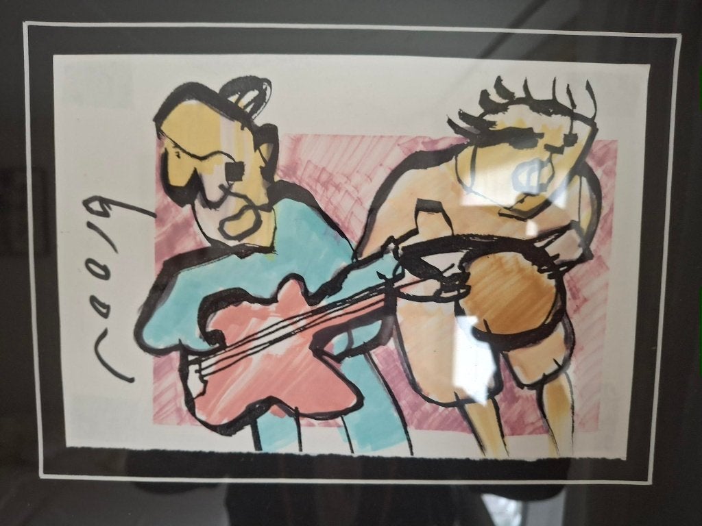 Herman Brood tekening incl. certificaat, Antiek en Kunst, Ophalen of Verzenden, Tekening