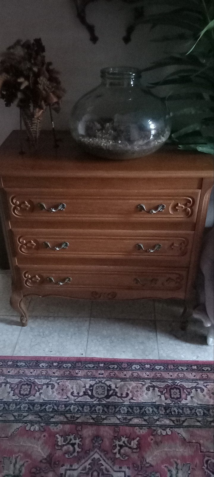 Houten kastje met 3 laden, Ophalen, Minder dan 50 cm, Gebruikt, 3 of 4 laden