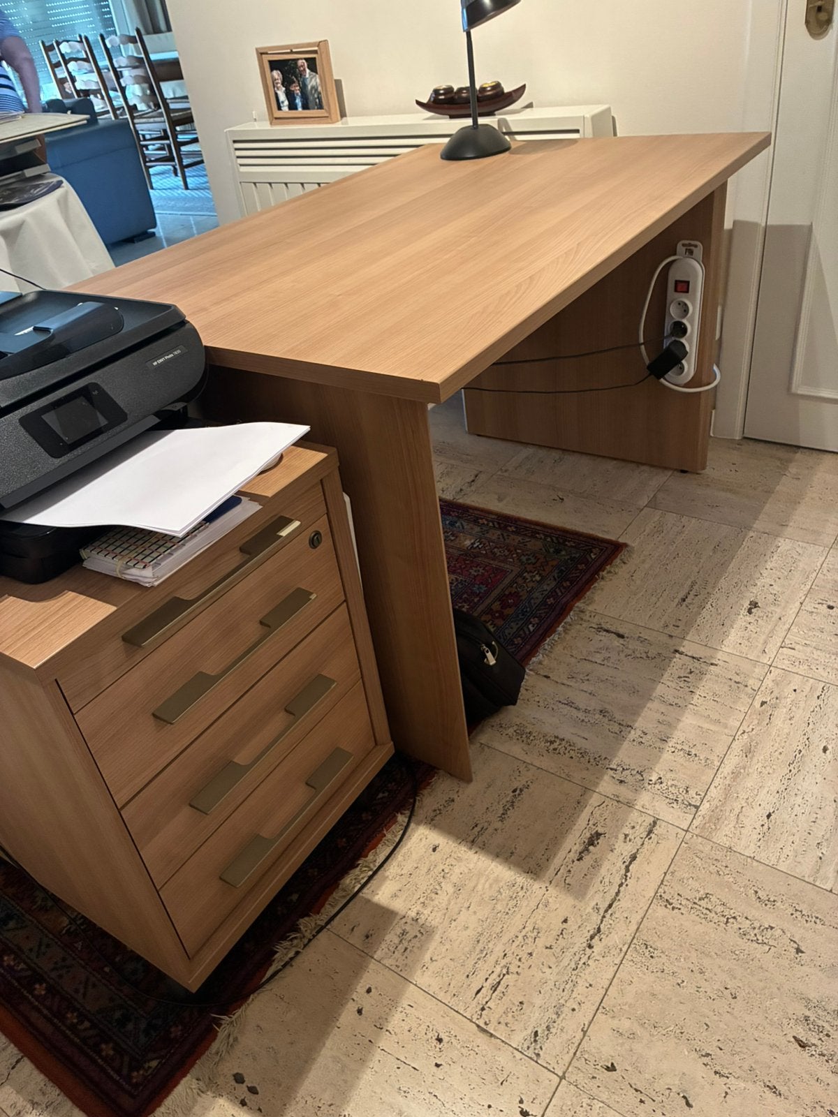 Bureau + ladekastje, Huis en Inrichting, Kasten | Computermeubels, Ophalen, Zo goed als nieuw