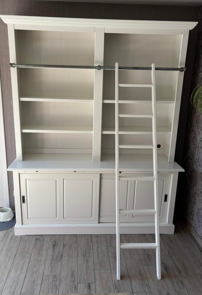 Bibliotheekkast/wandkast, Huis en Inrichting, Kasten | Boekenkasten, Ophalen, Zo goed als nieuw