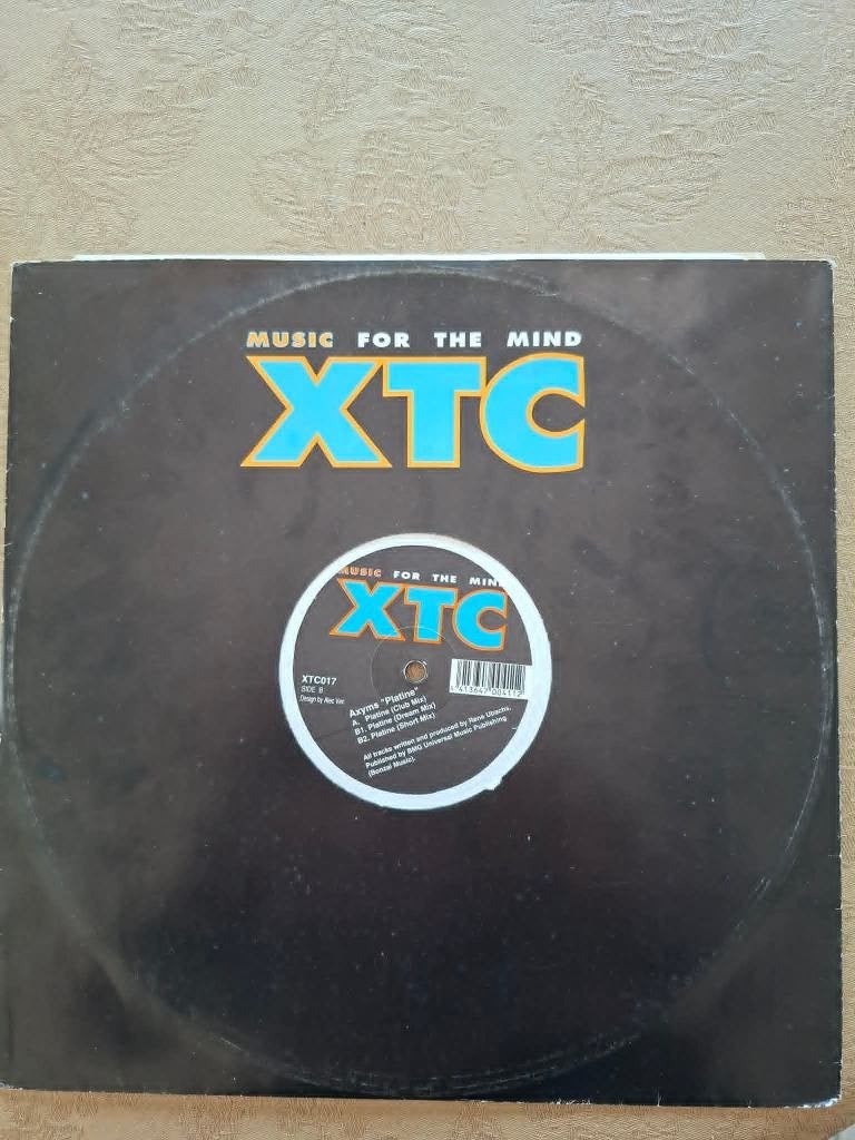 Axyms – Platine (XTC), CD & DVD, 12 pouces, Trance, Enlèvement ou Envoi, Comme neuf