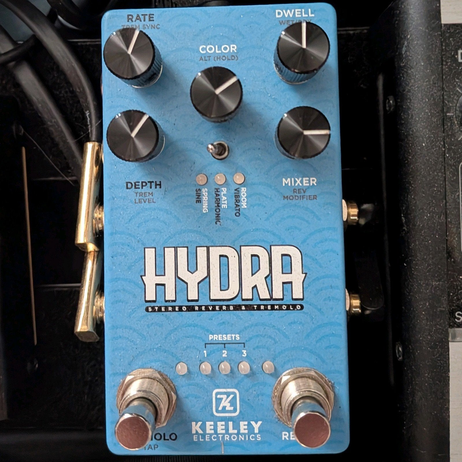 Keeley Hydra stereo reverb & tremelo, Musique & Instruments, Enlèvement ou Envoi, Comme neuf, Reverb