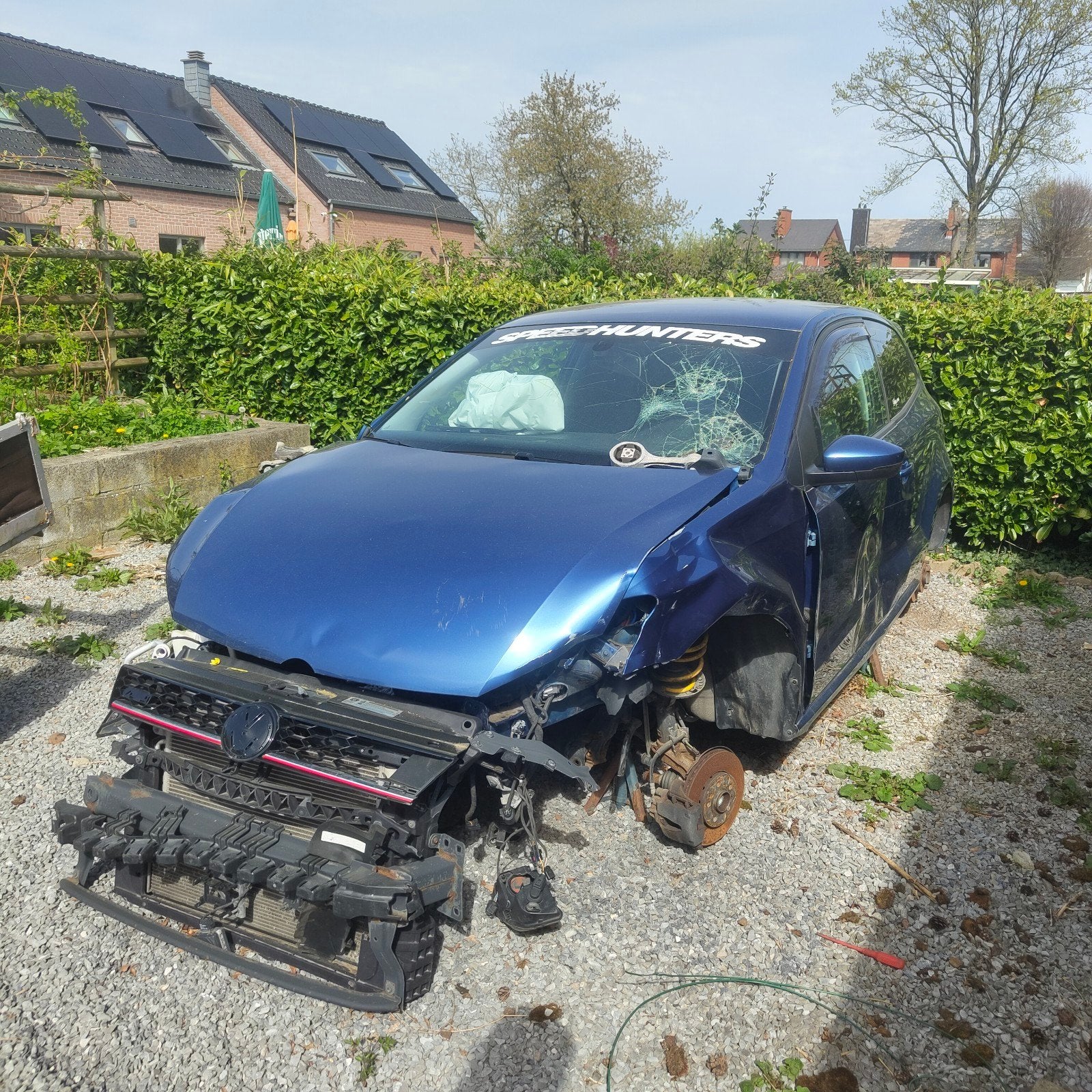 Épave Polo à vendre, Autos, Achat, Particulier, 3 portes, Bleu
