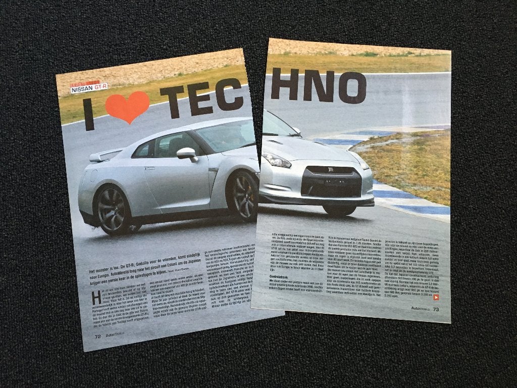 Article sur la Nissan GT-R, Enlèvement ou Envoi, Comme neuf, Nissan