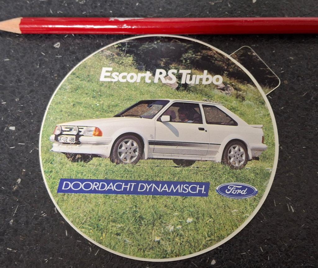 Marque de voiture ancienne Ford Escort RS Turbo, Collections, Enlèvement ou Envoi, Comme neuf, Voiture ou Moto