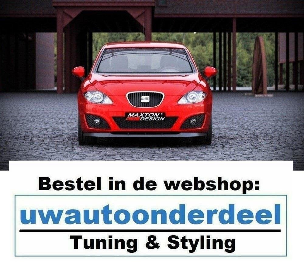 Maxton Spoiler Voorspoiler Lip Splitter Voor Seat Leon MK2, Verzenden
