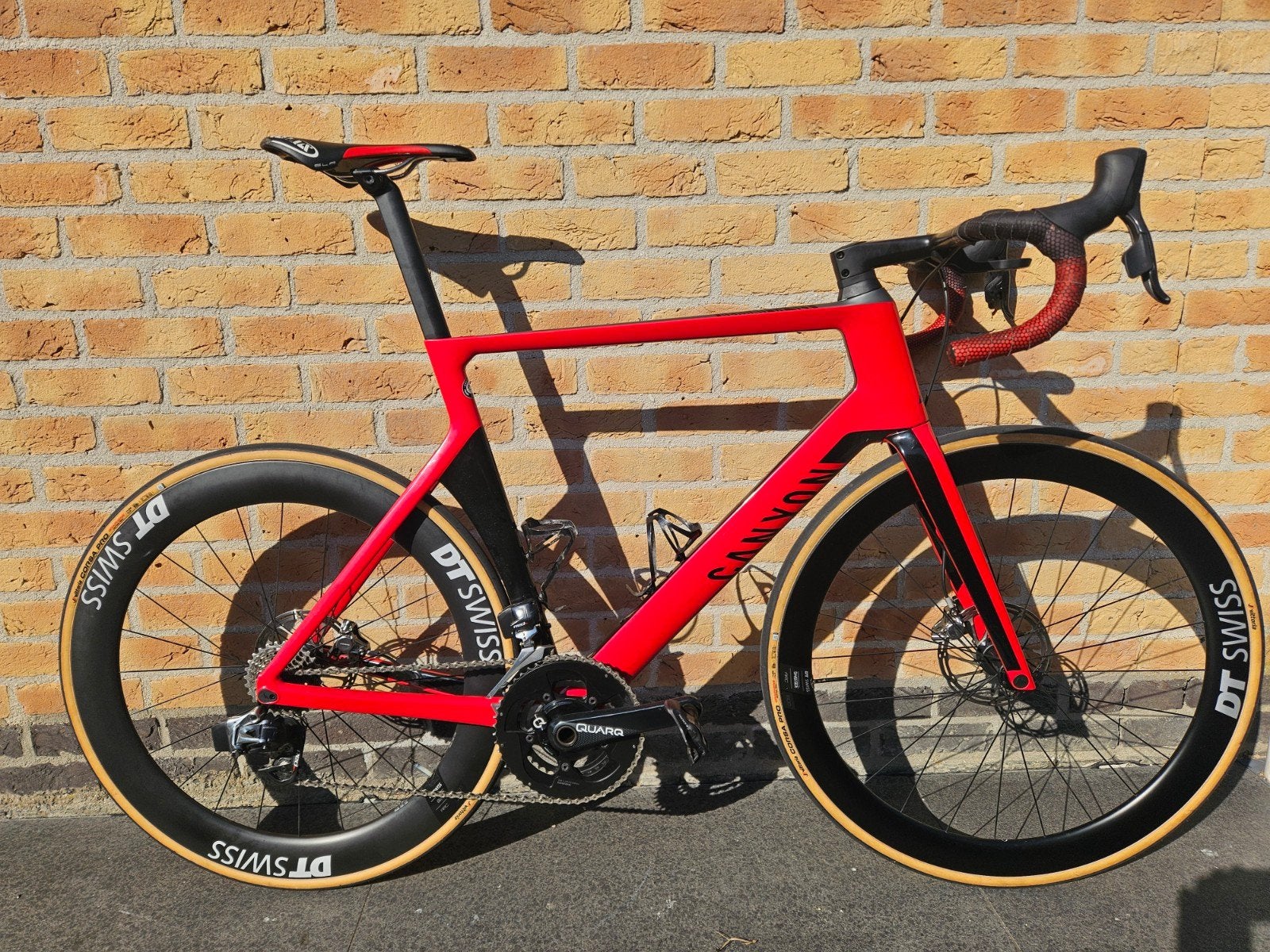 Canyon aeroad CF SLX 9 LTD RED ETAP, Fietsen en Brommers, Ophalen, Zo goed als nieuw, Carbon
