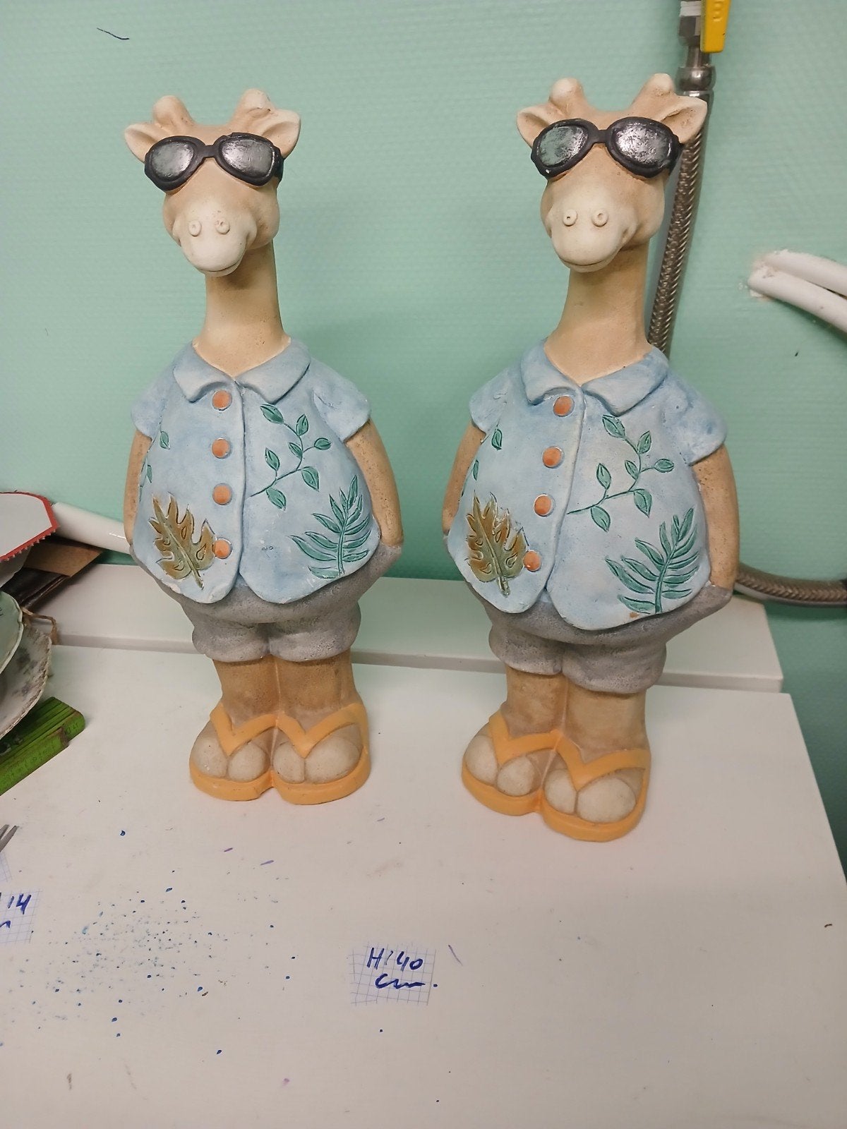2 Grande deco girafe neuf, Enlèvement