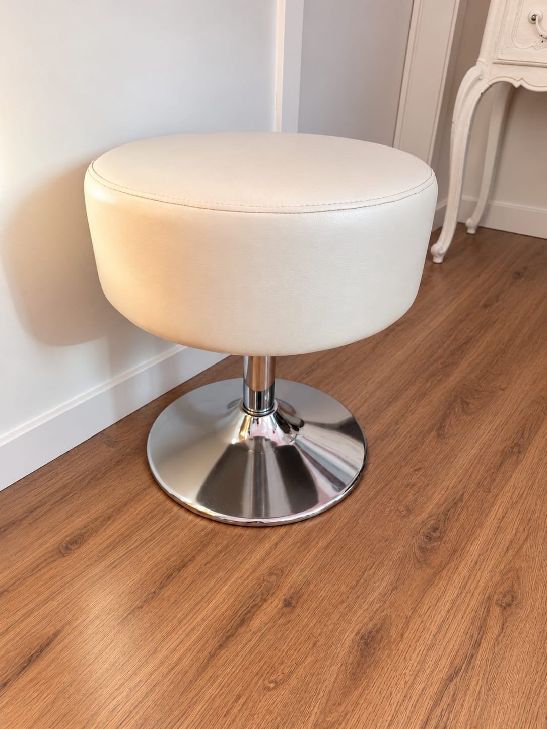 vinted poef, Ophalen, Gebruikt