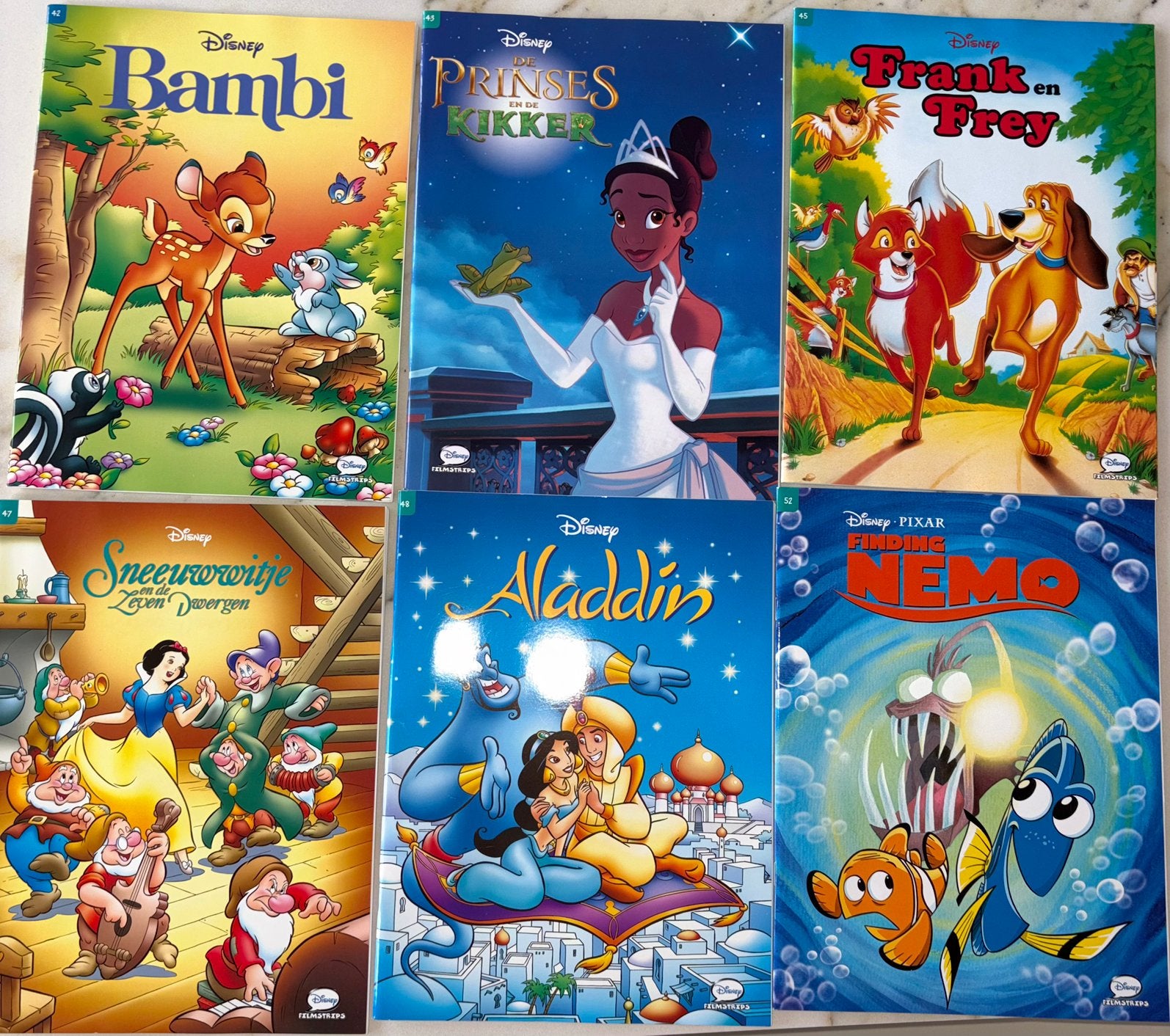 DISNEY filmstrips, Boeken, Verzenden, Zo goed als nieuw