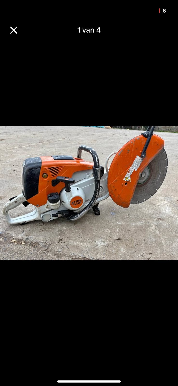 Stihl ts700, Jardin & Terrasse, Outils à main, Enlèvement, Utilisé, Autres types