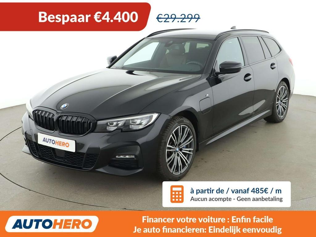 BMW 3 Serie 330 330e xDrive M Sport (bj 2021, automaat), Auto's, Automaat, Euro 6, Zwart, Leder