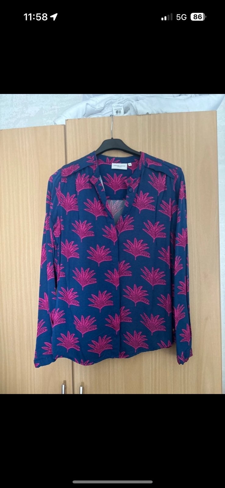 Blouse Fabienne Chapot, Kleding | Dames, Ophalen of Verzenden, Zo goed als nieuw, Maat 34 (XS) of kleiner, Blauw