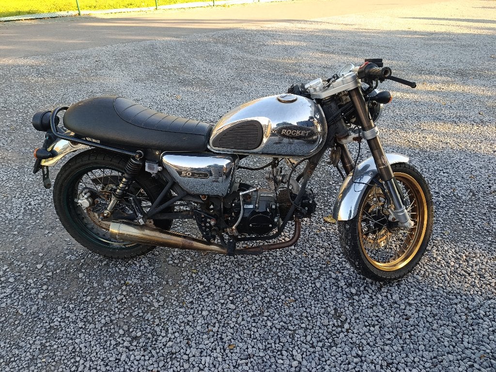 Brommer 50cc ( 125ccmotor), Fietsen en Brommers, Overige merken, Ophalen of Verzenden, Klasse B (45 km/u), 4 versnellingen