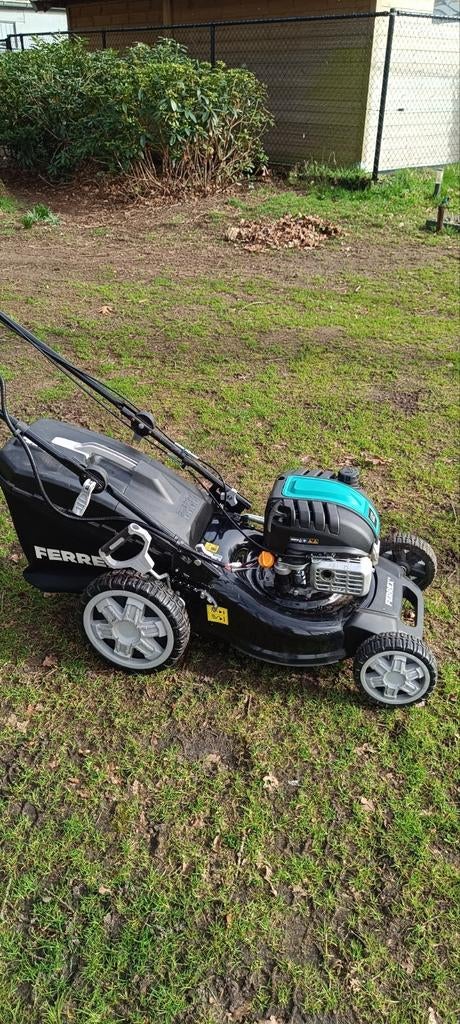 Ferrex grasmaaier met automatische starter, Ophalen